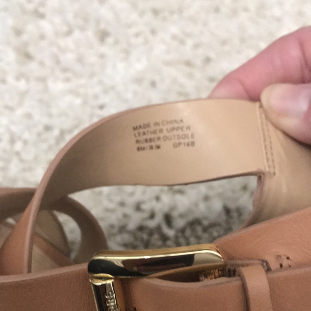 NEW NEVER WORN only tried on Michael Kors brown sandals size 8 - Picture 5 of 6